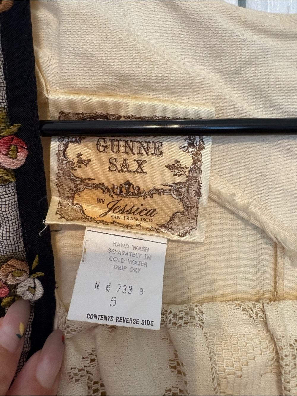 Gunne Saxe 1970’s Dress - Picture 3 of 6
